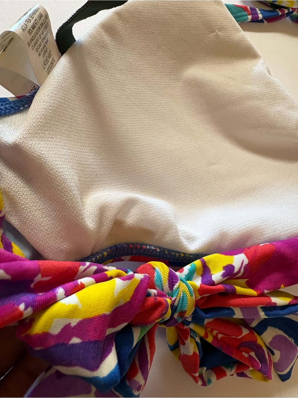 Ralph Lauren Multicolor Floral paisley Halter Bikini Top 14 - Picture 6 of 8